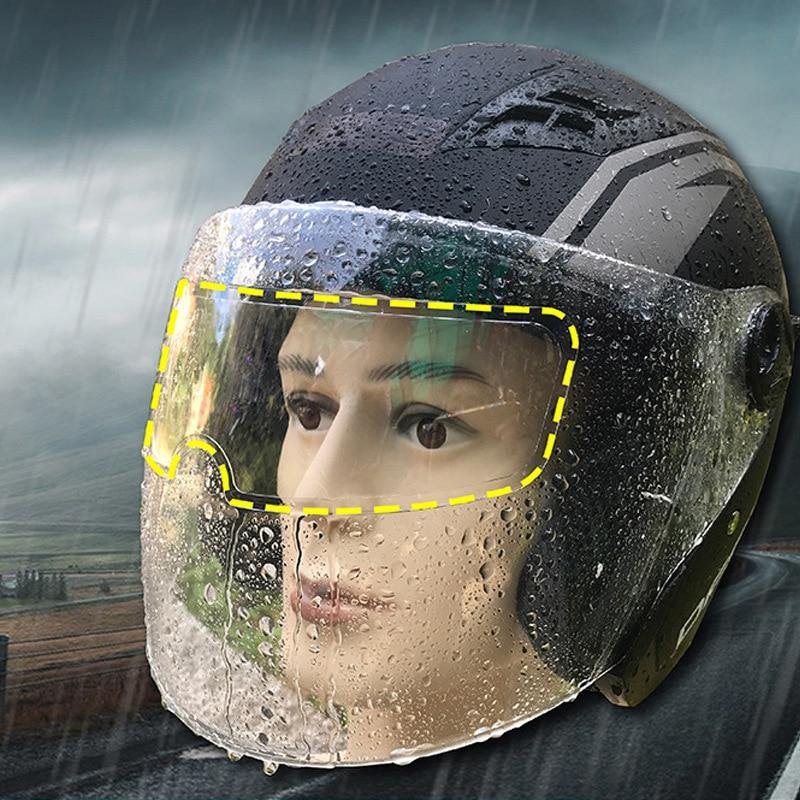 Universal Rainproof Anti-Fog Motorcycle Helmet Screen