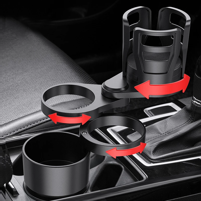 360 Rotating Multifunctional Adjustable Car Cup Holder