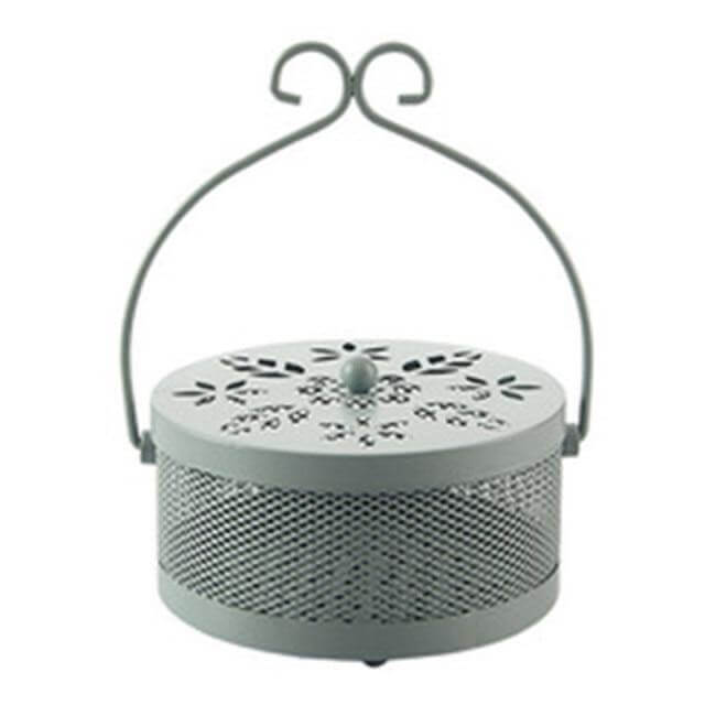 Iron Metal Hollow Decorative Mosquito Incense Box