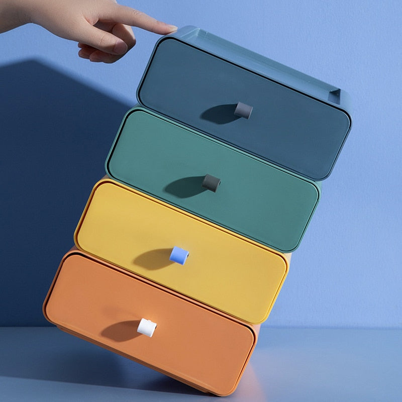 Colorful Stackable Makeup Storage Box