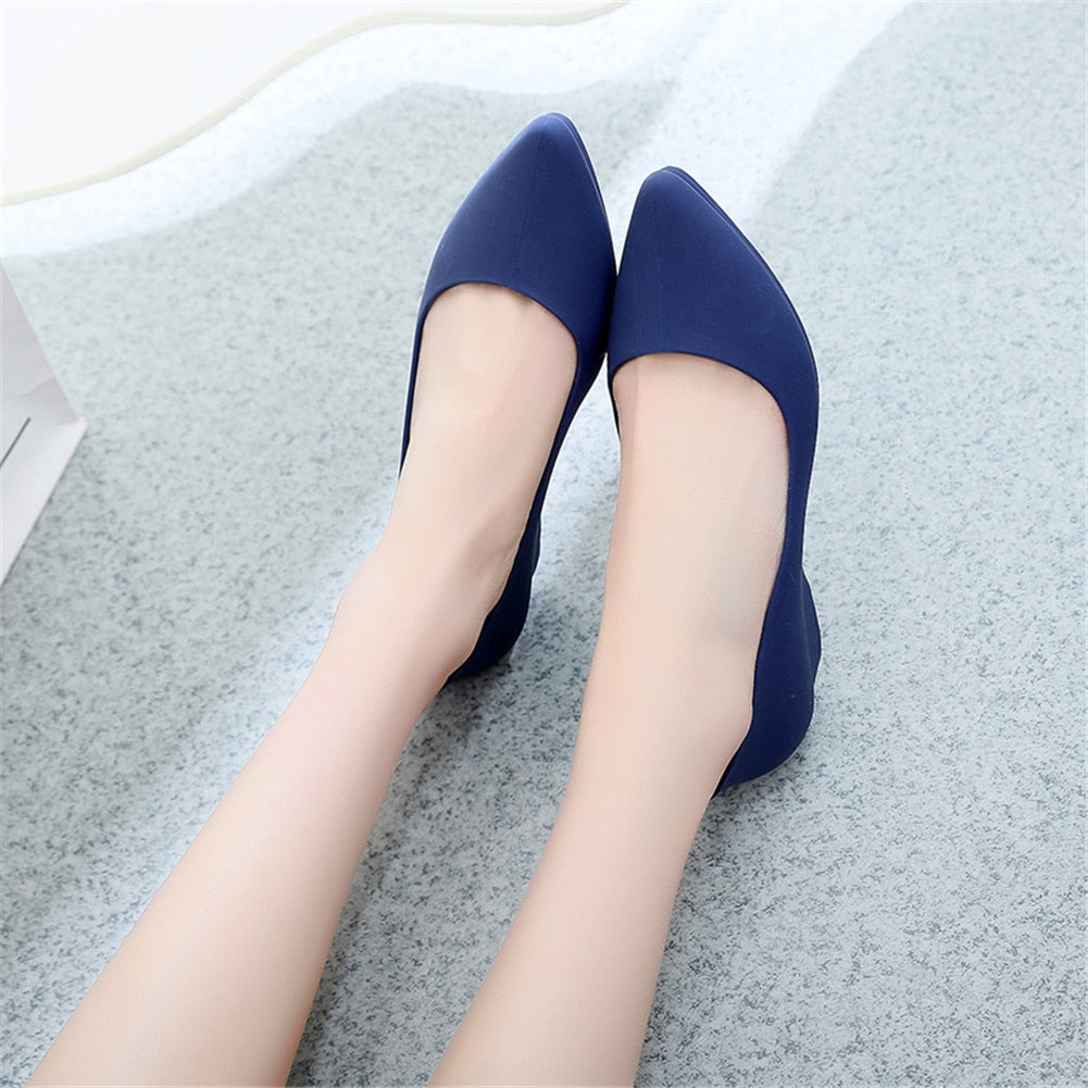 Summer Waterproof Comfy Slip-on High Heels