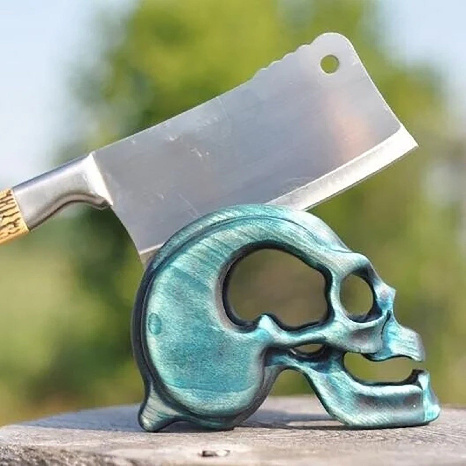 Skull Knife Holder