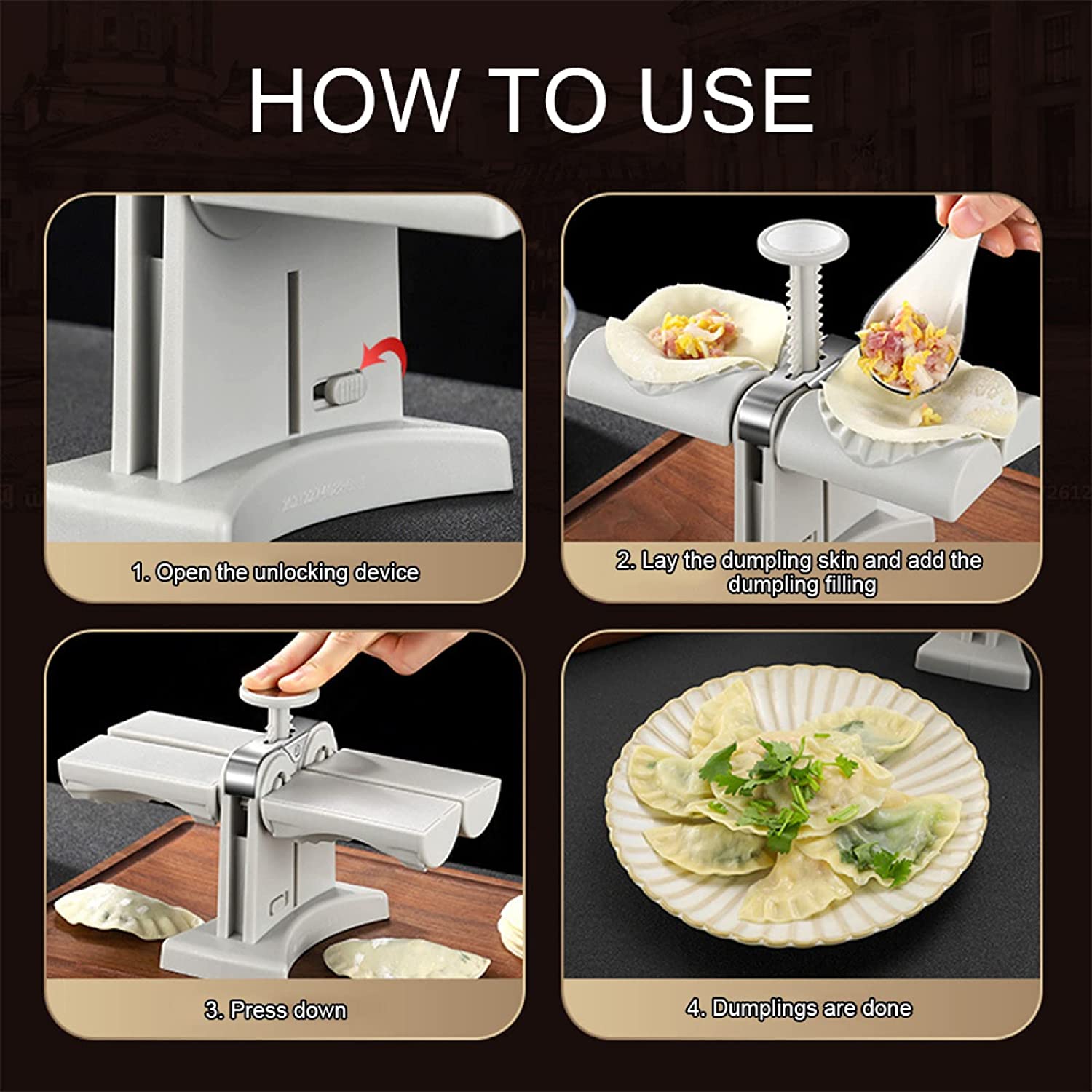 Full Automatic Double Dumpling Maker