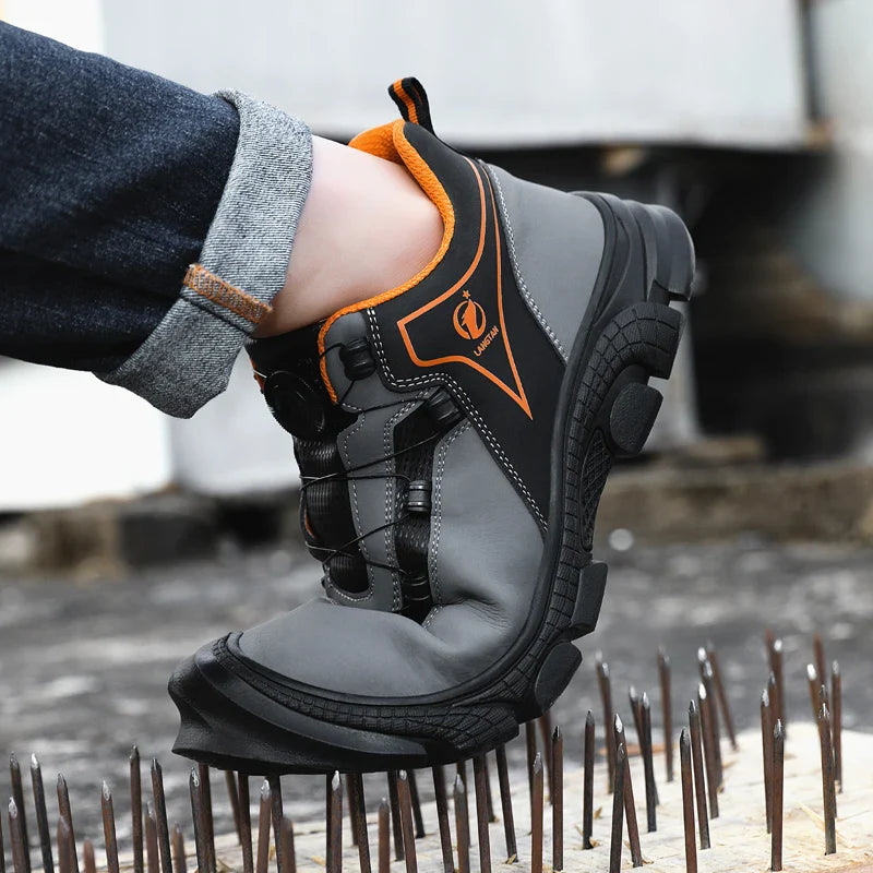 Construction Ready Men Indestructible Safety Shoes