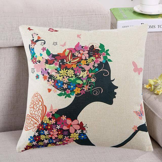 Decorative Tree Printed Home Cute Pillow Cases