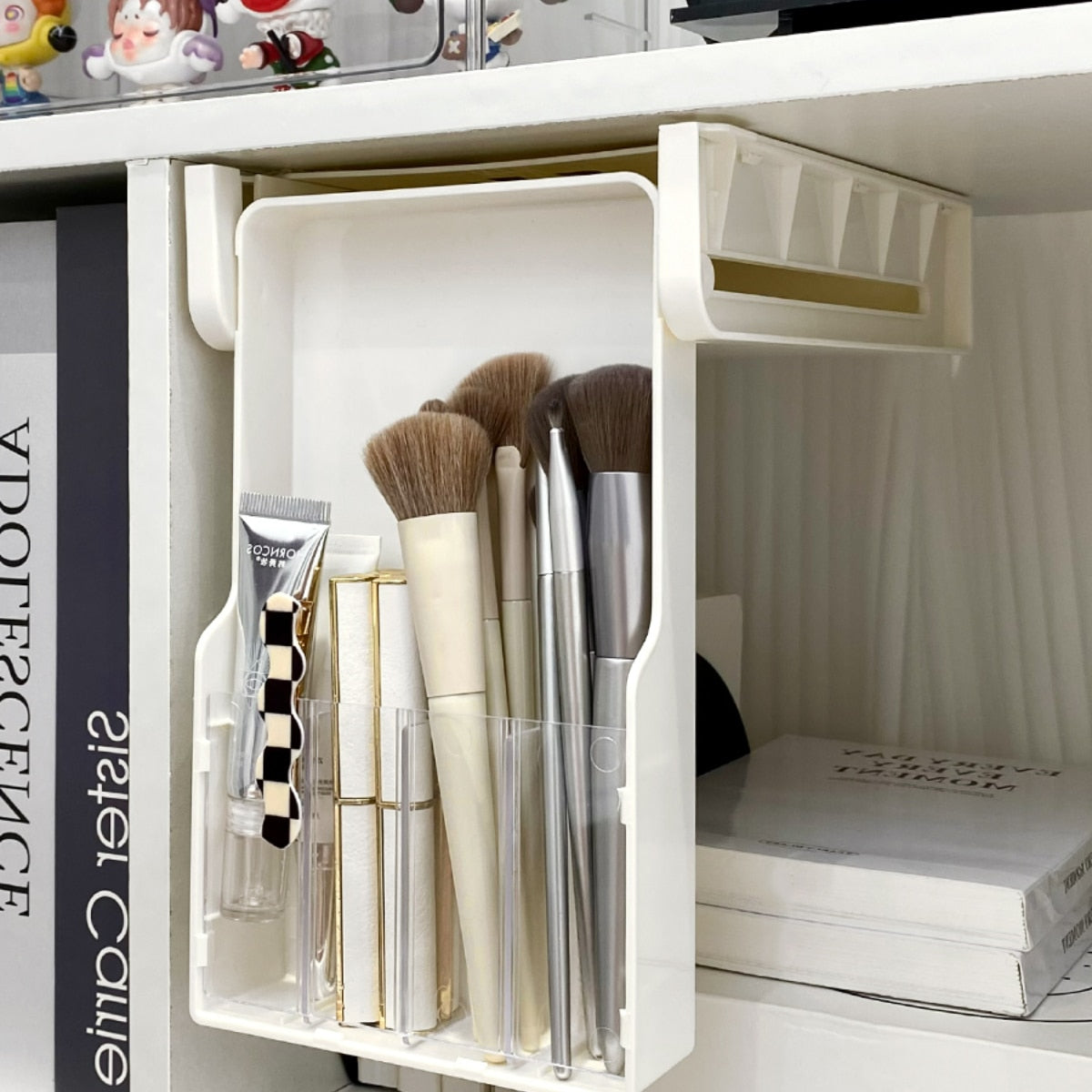 Clever Under Desk Hidden Sliding Drawer Organizer