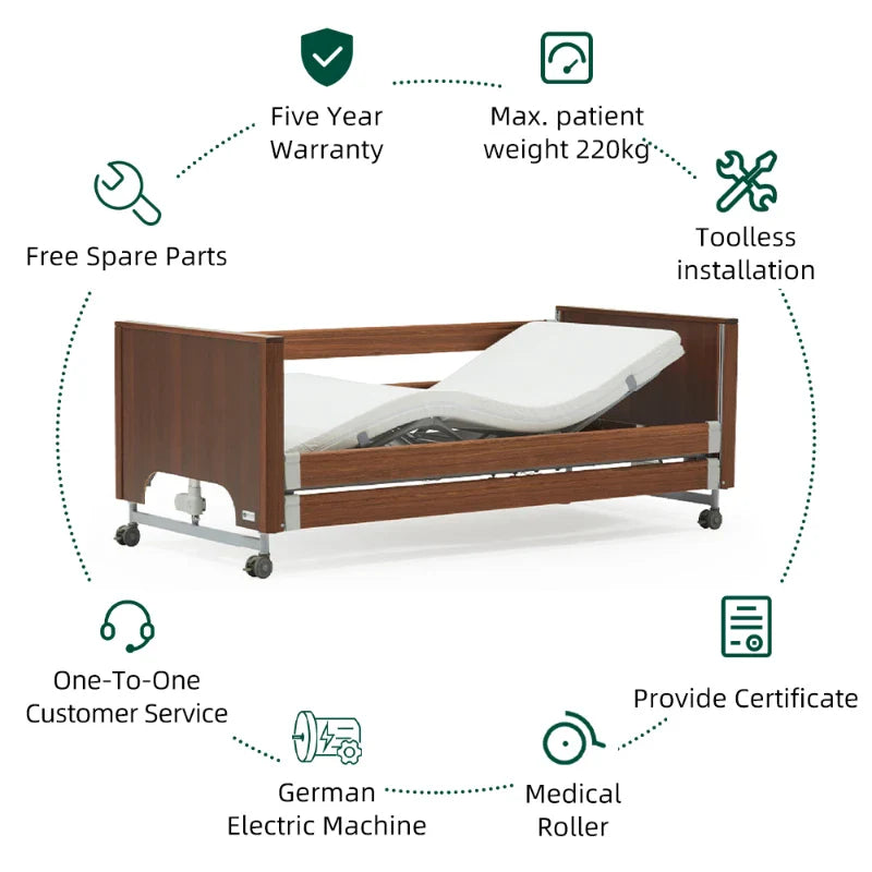 Electric Adjustable Patient Patient Care Bed