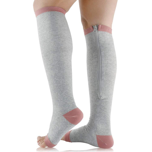 Unisex Knee Length Slim Compression Socks