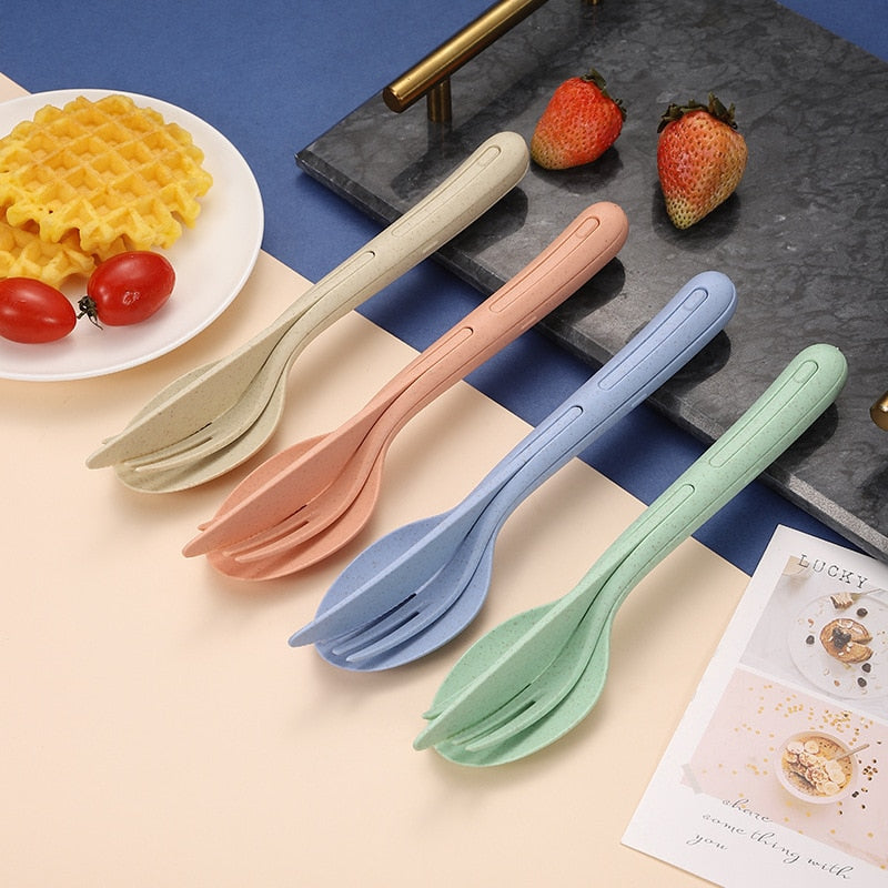 Portable All-in-one Travel Cutlery Set