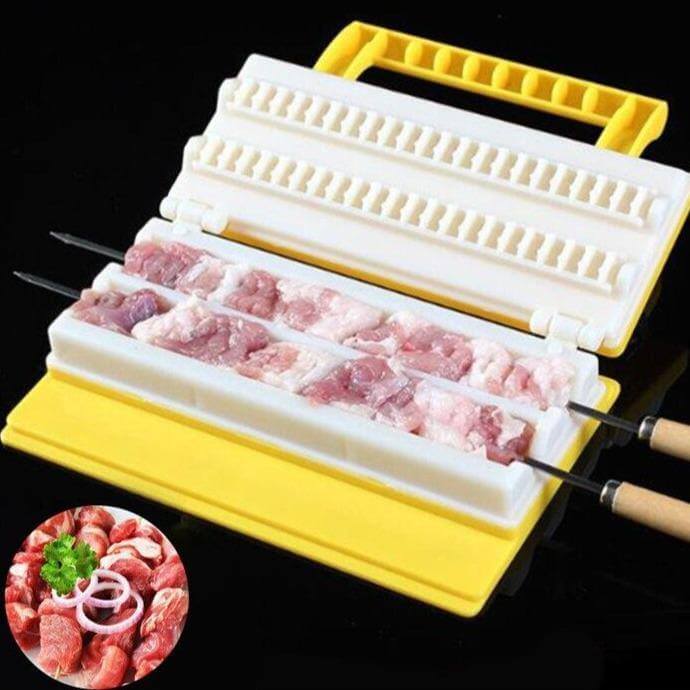 Portable Double BBQ Kebabs Maker