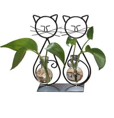 Creative Miniature Cat Shaped Plan Vase