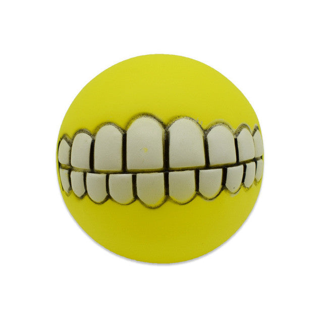 Funny Smile Rubber Pet Chew Toys