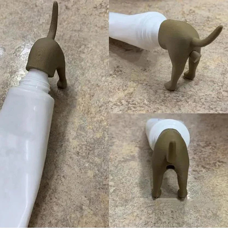 Dog Butt Creative Toothpaste Dispenser