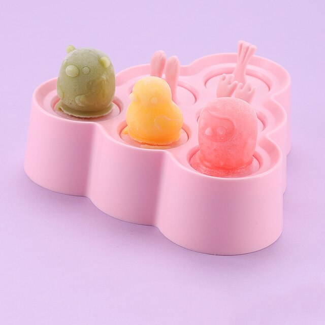 Creative Animal Silicone Homemade Popsicle Mold