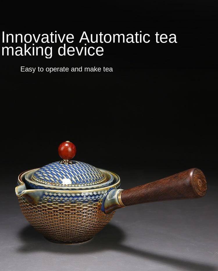 Unique Ceramic Moving Teapot Filter Set