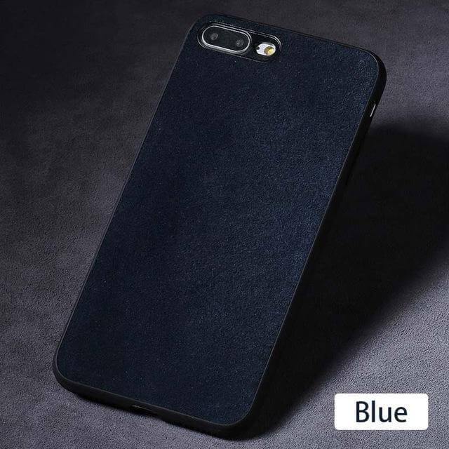 Luxury Suede Leather Iphone Cases