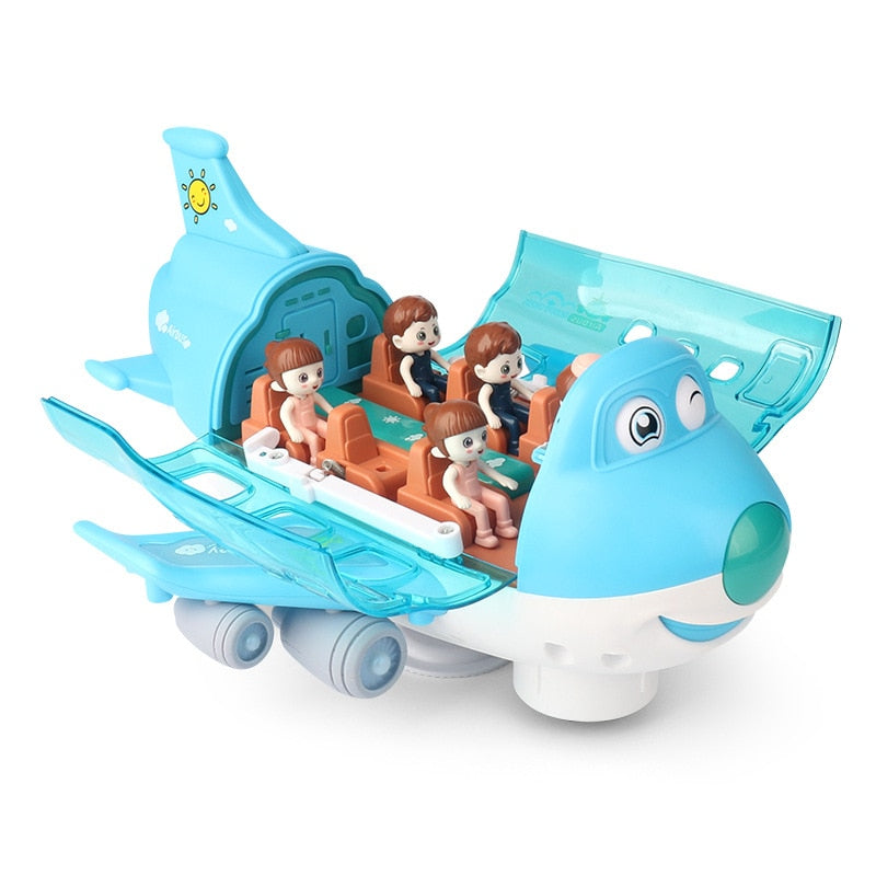 Kids Music Electric Assembled Airbus Toy