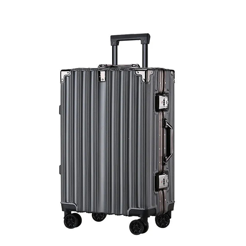 Aluminum Durable Frame Rolling Travel Suitcase