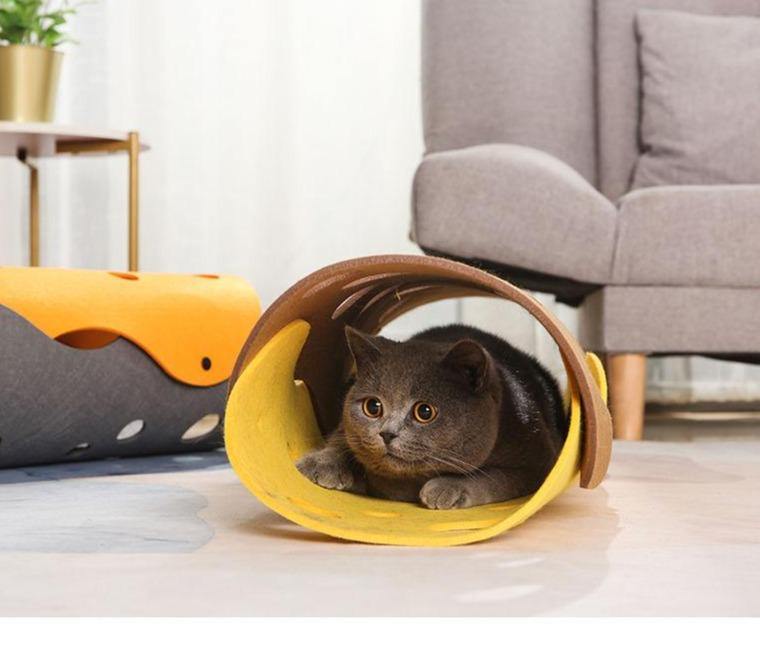 Foldable Cat Multi Tunnel Interactive Toy