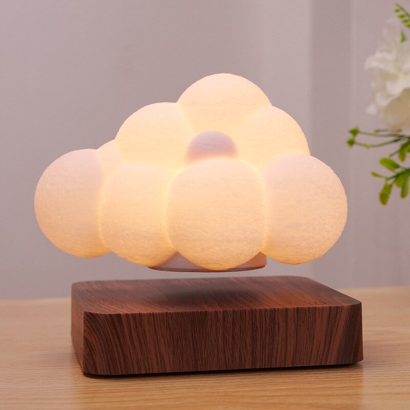 Magnetic Buble Cloud Levitating Night Lamp