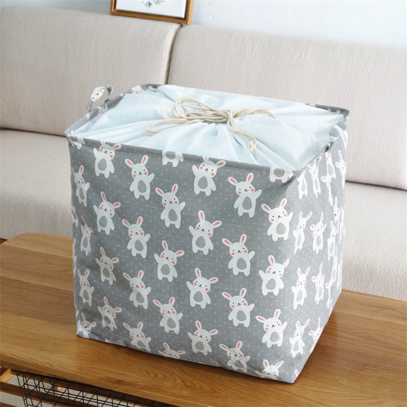 Large Capacity Cotton Foldable Laundry Basket