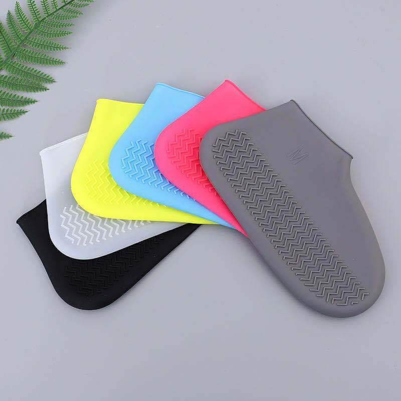 2pcs Waterproof Reusable Silicone Shoe Cover