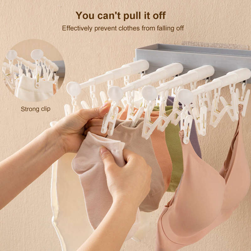 Wall-Mounted Retractable Drying Rack