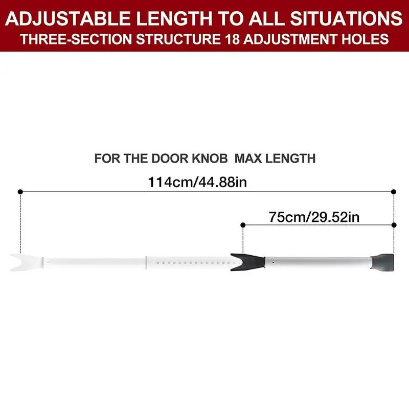 Door Adjustable Heavy-Duty Security Bar