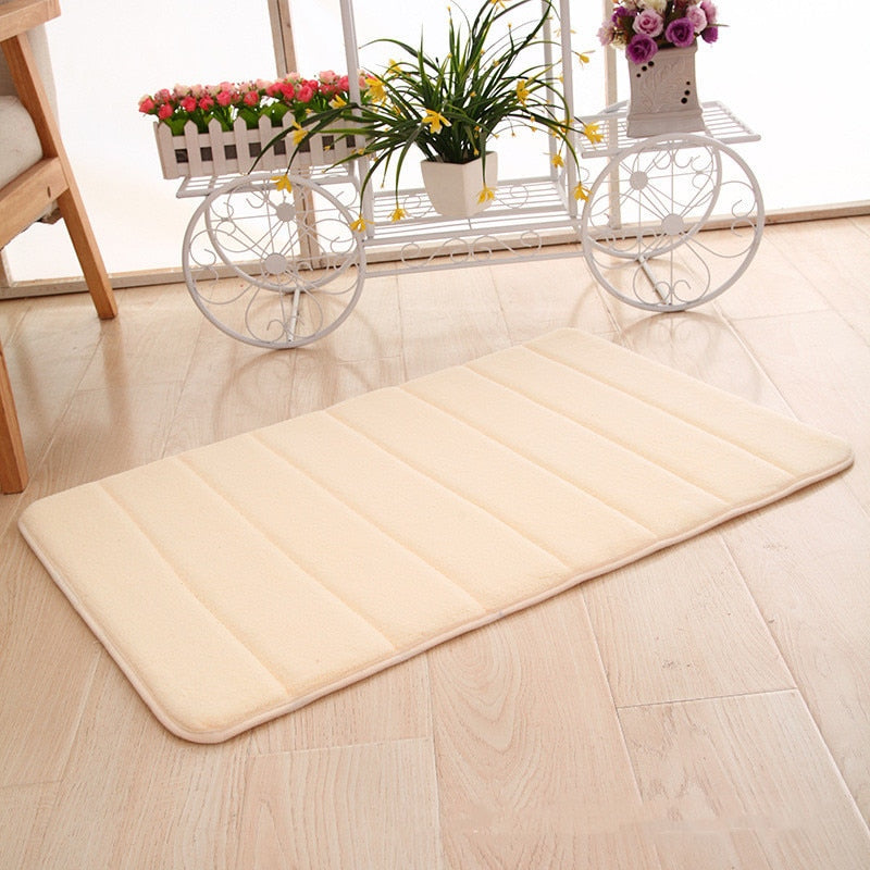 Memory Foam Water Absorbent Bathroom Mat