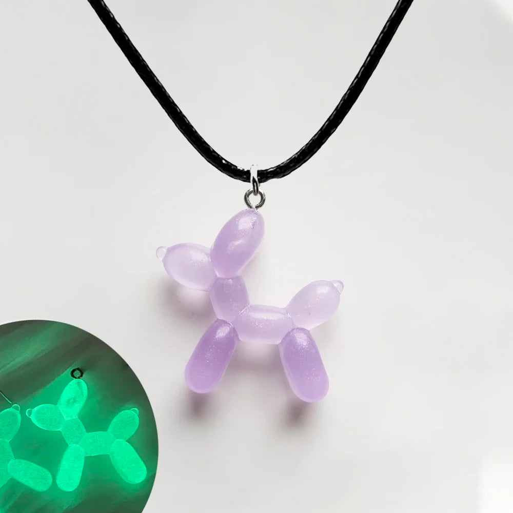 Glowing Captured Spooky Ghost Bottle Necklace