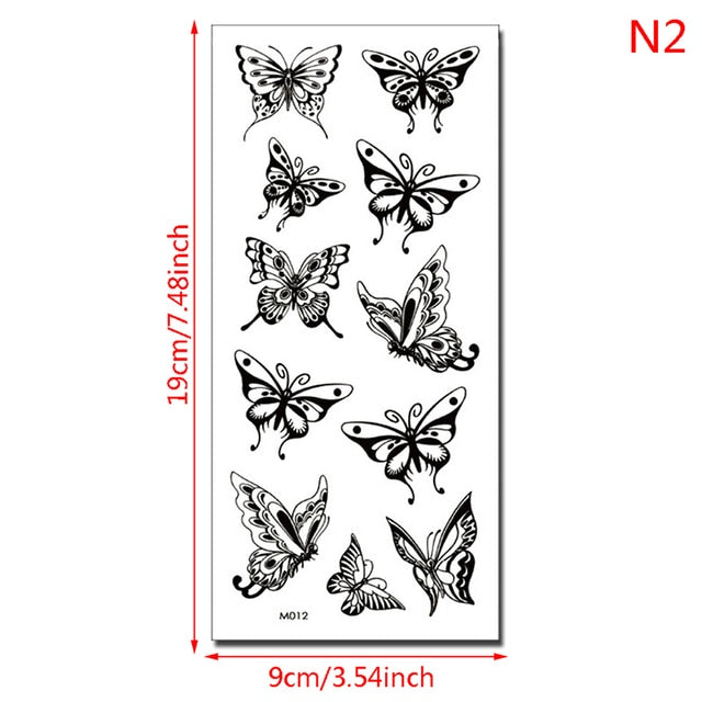 Dreamy Butterfly Temporary Tattoo