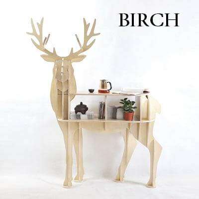 High-end Wooden Reindeer Puzzle Table