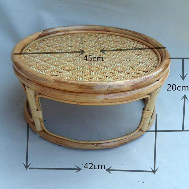 Rattan Picnic Tray Table