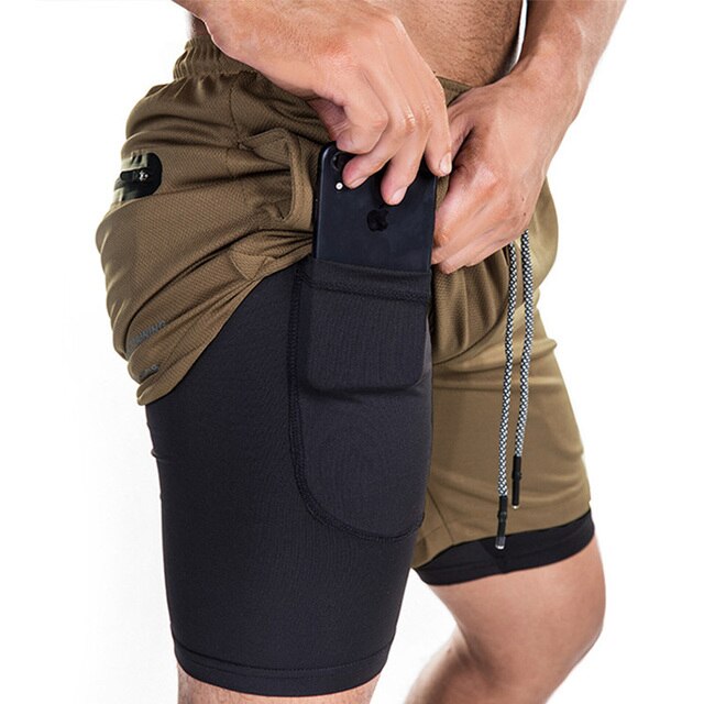 Secure Pocket Fitness Shorts