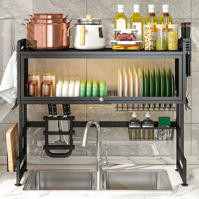 Modern Kitchen Over The Sink Organizer Dish Rack