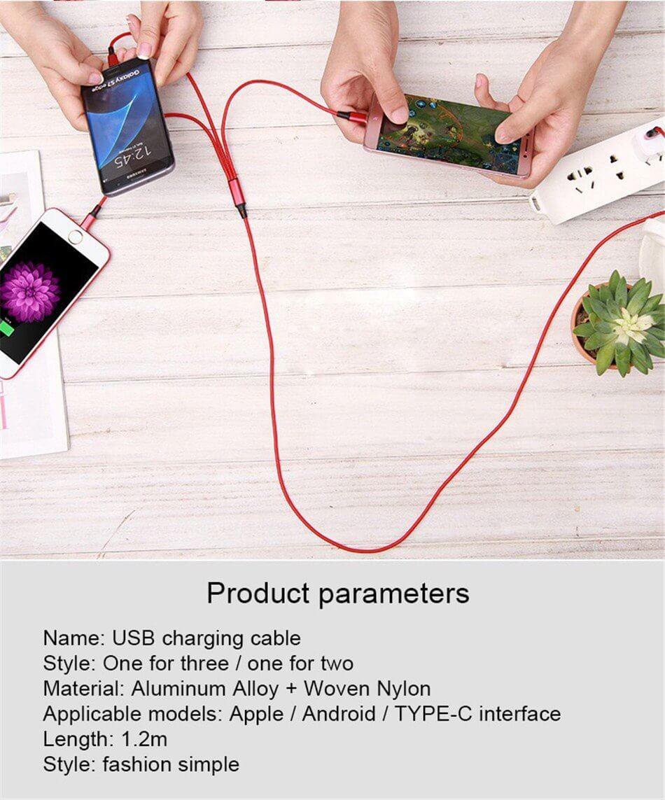 3 in 1 Phone Charger