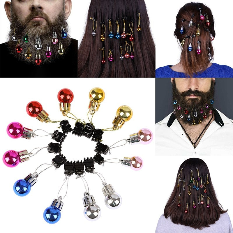 Christmas Ball Beard Ornaments