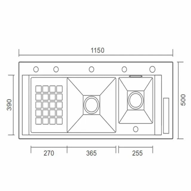 Modern Waterfall Design Touch Controls Modern Sink