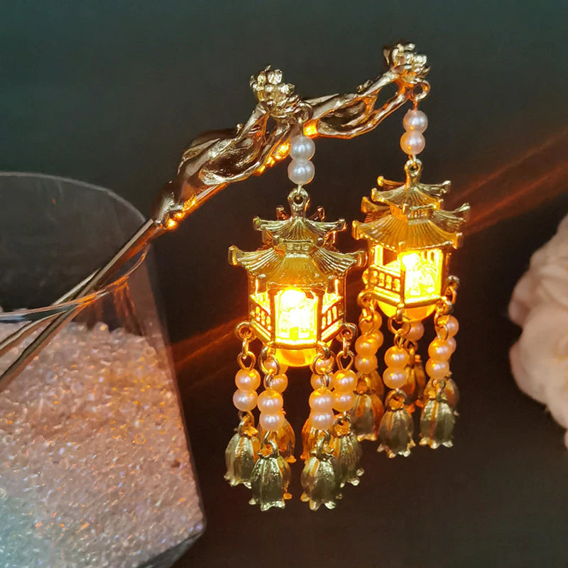 Ancient Style Lantern Hair Pins