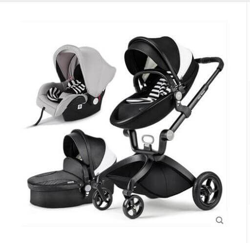 Luxury Baby Stroller High Land-Scape Baby Stroller 3 in 1 Fashion Pram European Carriage