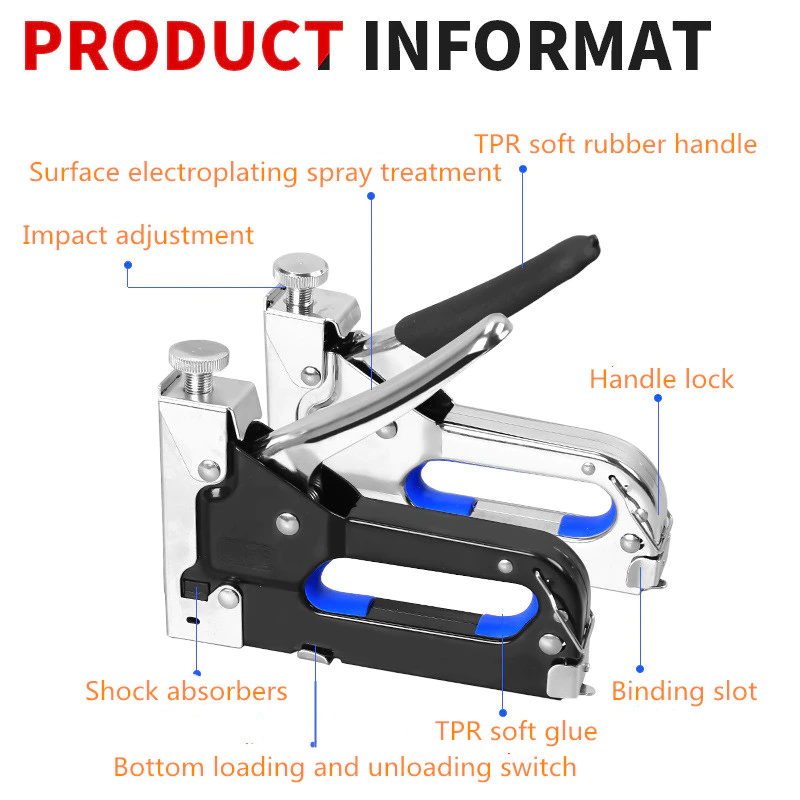 Portable Manual Rapid Clipper Stapler