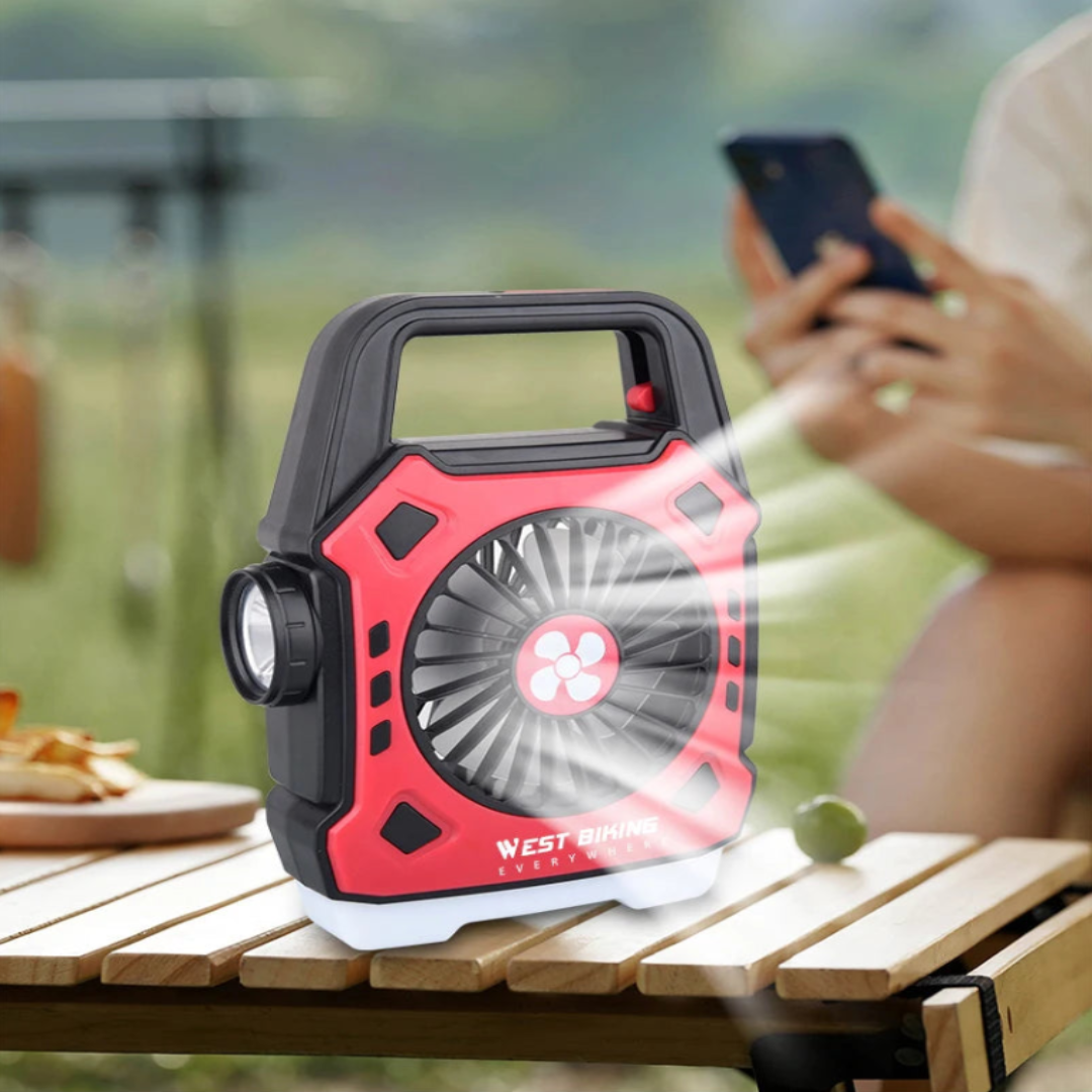 Multifunctional Adventure Cooling Fan Light