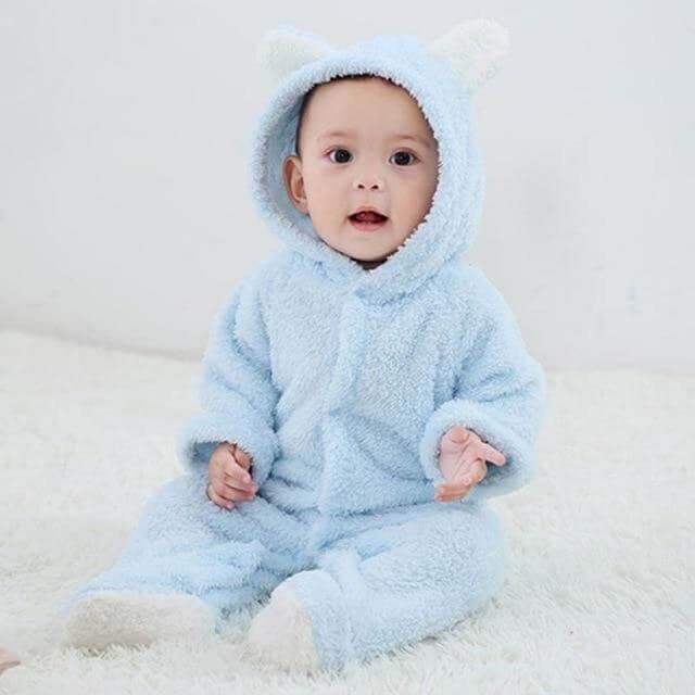 3D Warm Bear Jumpsuit for Baby