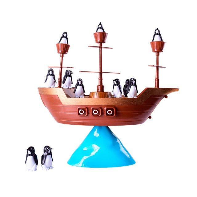 Penguin Boat Balance Family Game