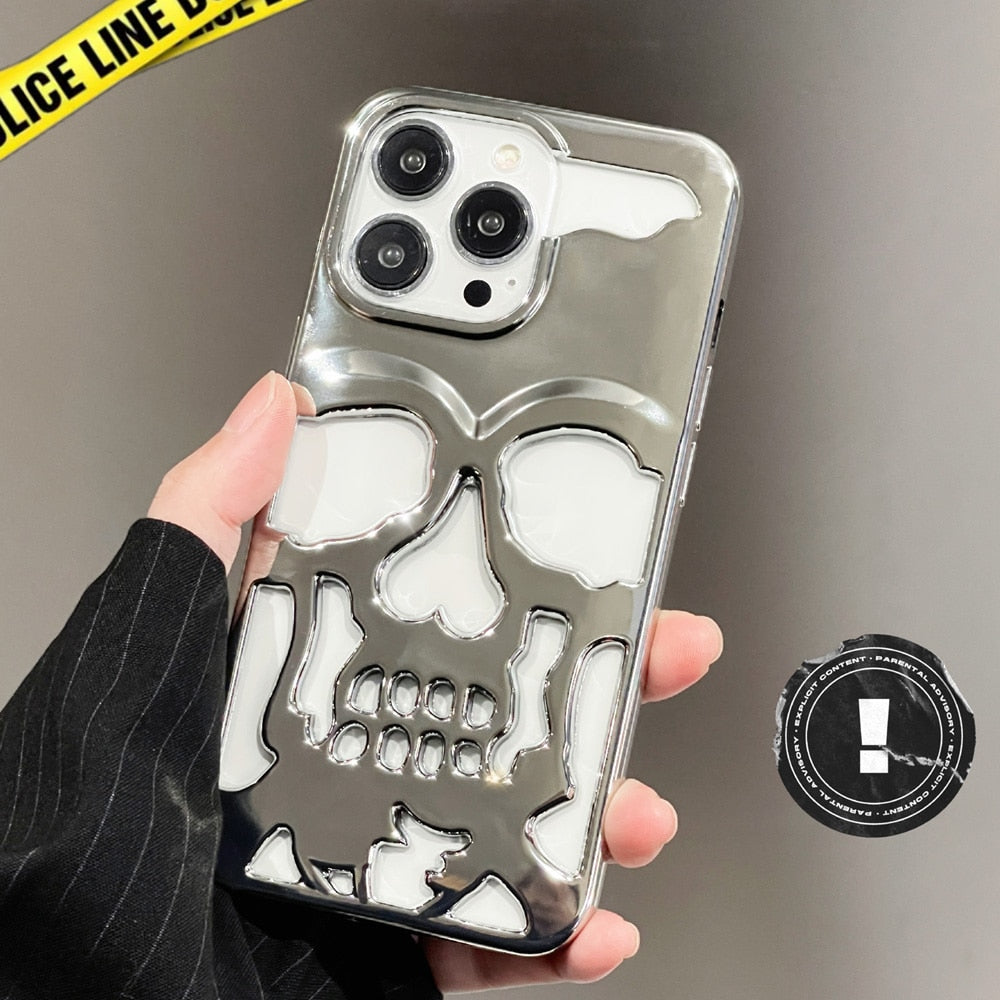 Gothic Midnight Skull Phone Case