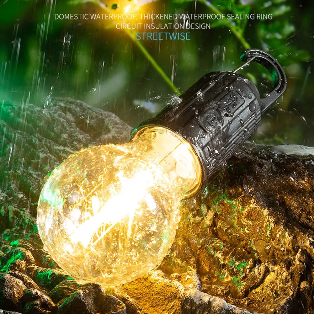 Outdoor Glow Multi-Scenario Hanging Light Bulbs