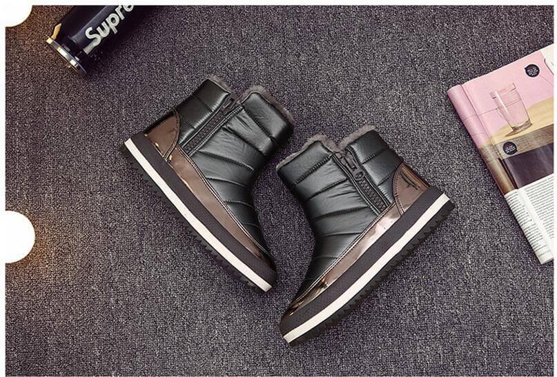 Russian Style Zipper Comfortable Women Shoes