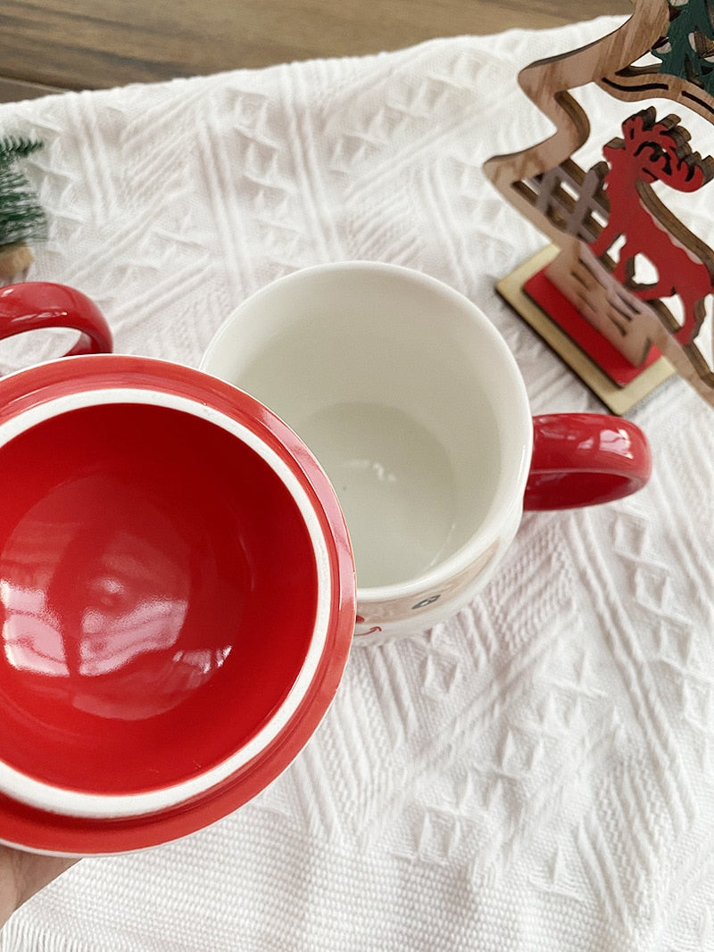 Creative Santa Ceramic Tea Mug