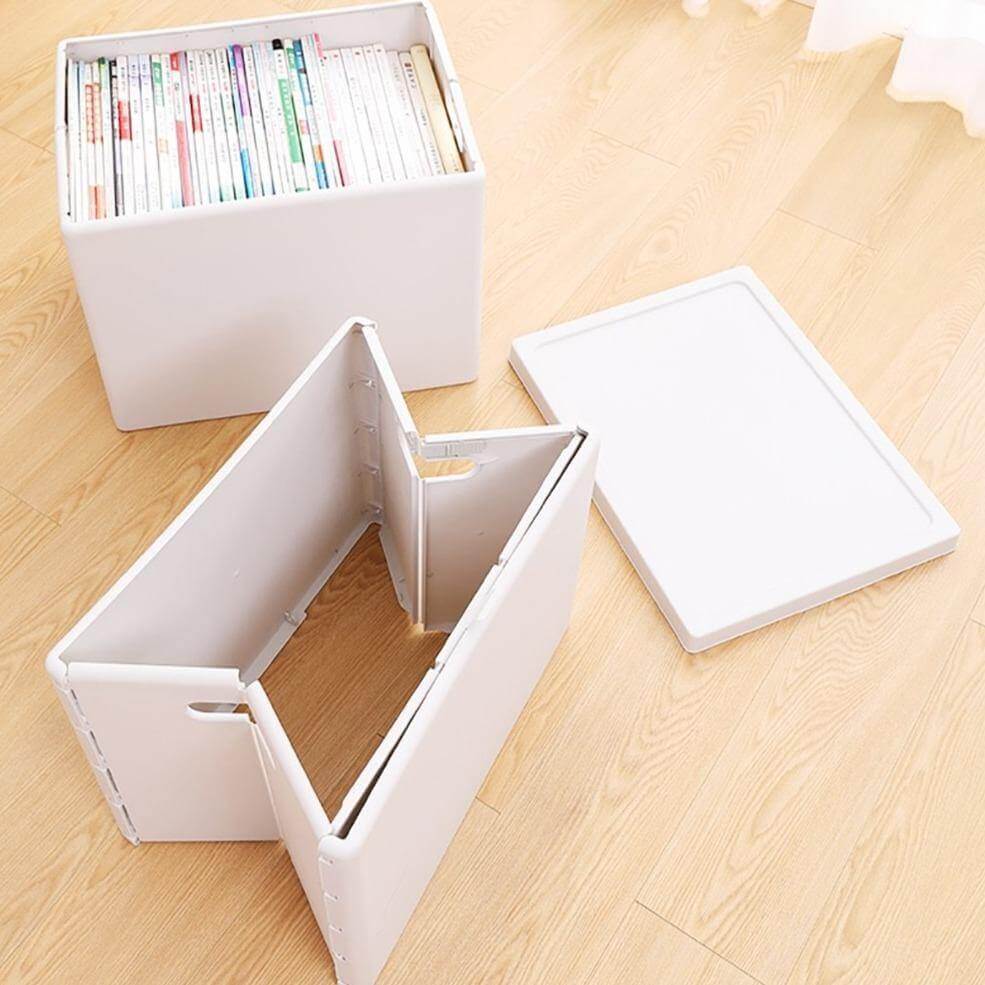 Stackable Folding Home Clothes Storage Organizer Box