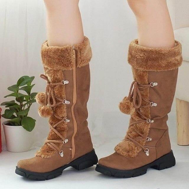 Stylish Cross-tied Fashion Butterfly-knot Snow Boots